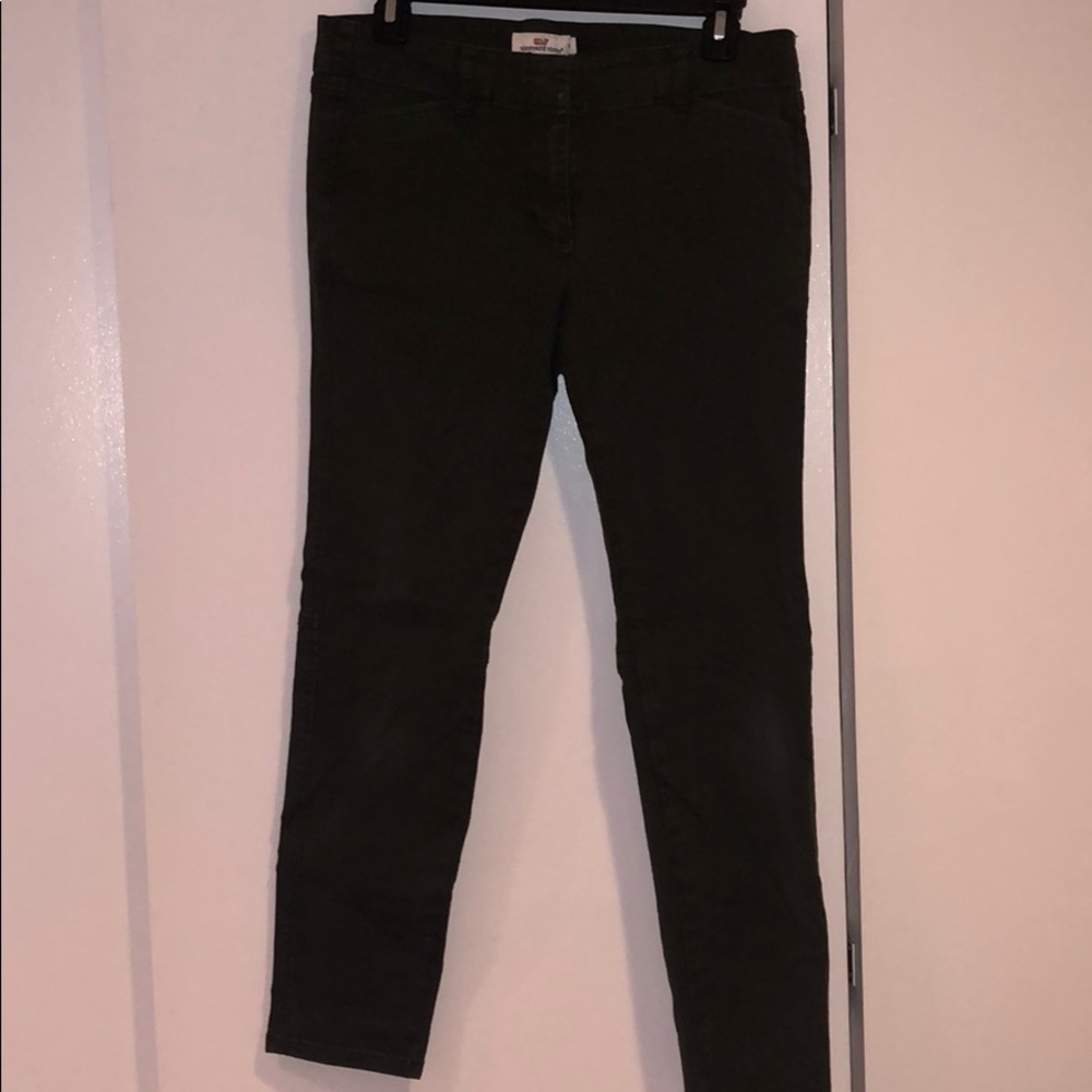 Vineyard Vines army green straight leg pants